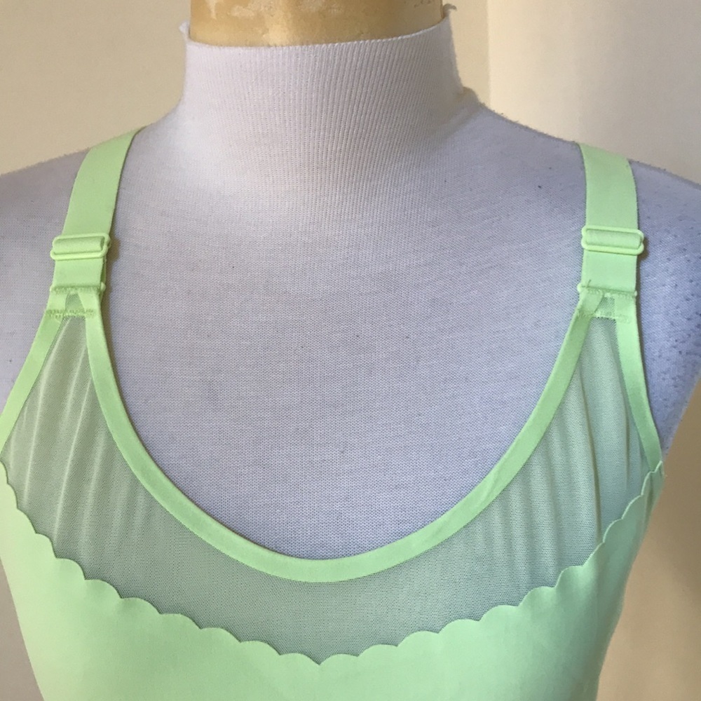 VICTORIA sport size XL chartreuse yellow sports bra - Picture 2 of 5